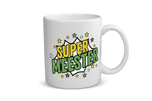 super meester Koffiemok - Theemok
