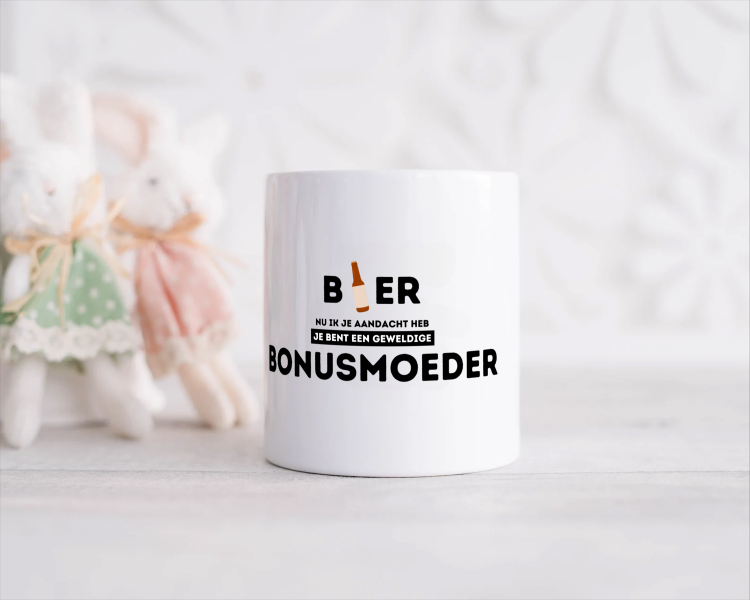 bier, nu ik je aandacht heb je bent een geweldige bonusmoeder Spaarpot