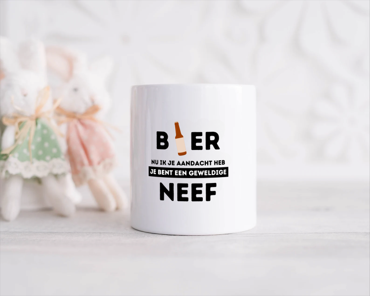 bier, nu ik je aandacht heb je bent een geweldige neef Spaarpot