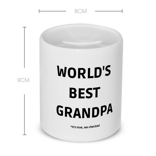 world's best grandpa it's true we checked Spaarpot