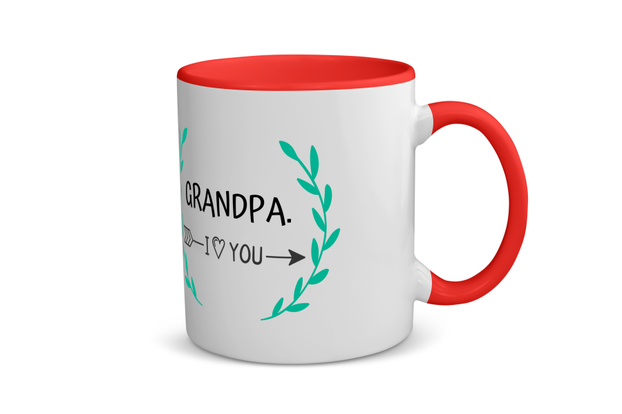 grandpa i love you Koffiemok - Theemok