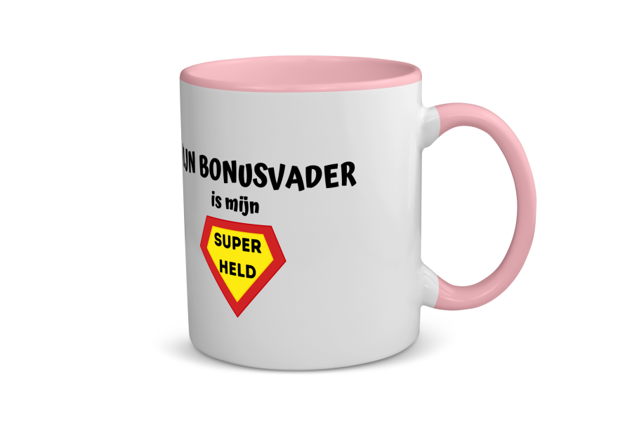 mijn bonusvader is mijn superheld Koffiemok - Theemok