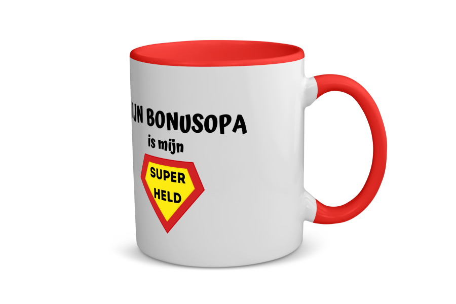 mijn bonusopa is mijn superheld Koffiemok - Theemok