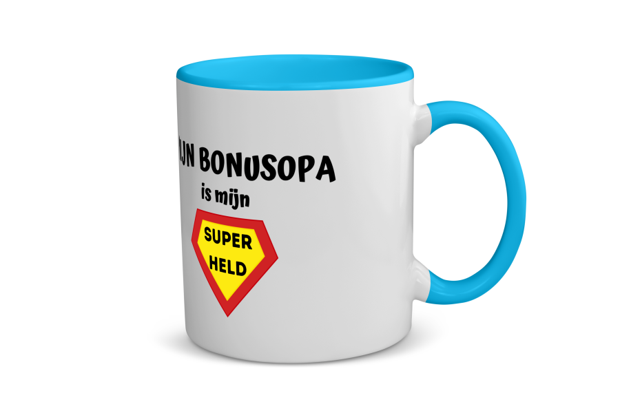 mijn bonusopa is mijn superheld Koffiemok - Theemok