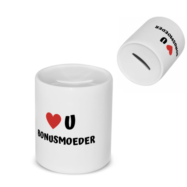 love u bonusmoeder Spaarpot
