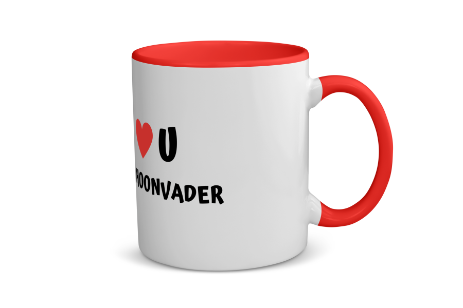 love u schoonvader Koffiemok - Theemok