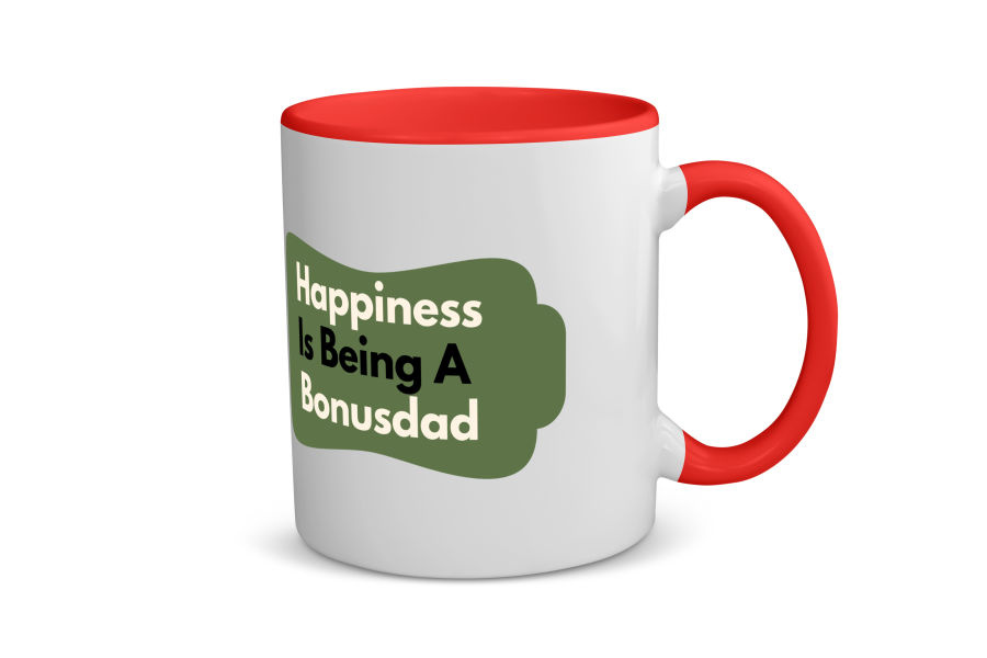 happiness is being a bonusdad Koffiemok - Theemok