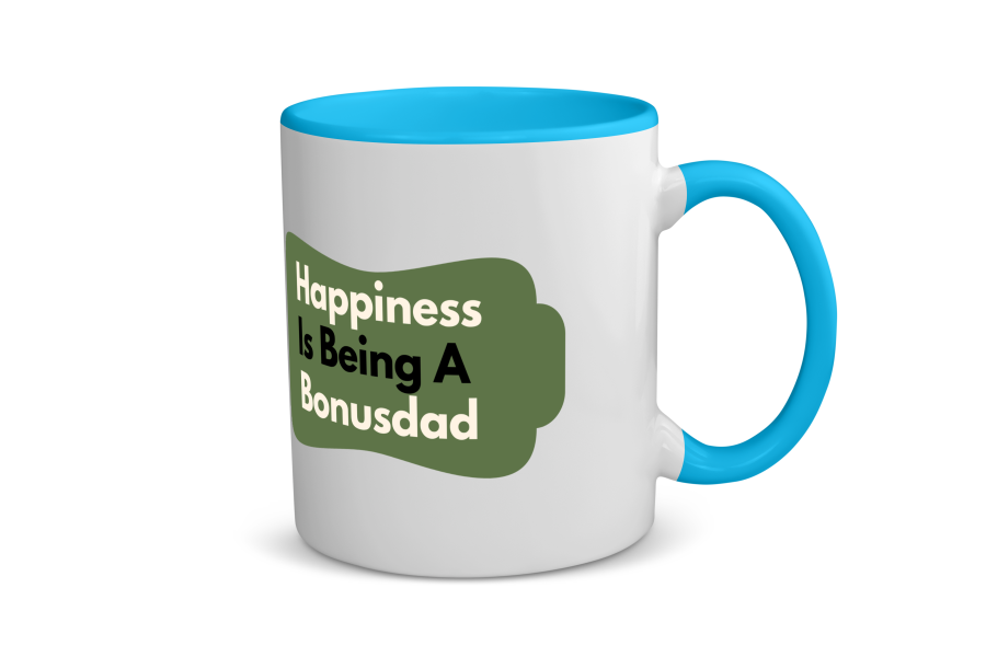 happiness is being a bonusdad Koffiemok - Theemok