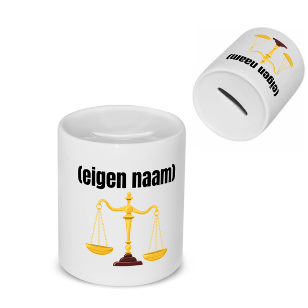 rechter weegschaal Spaarpot