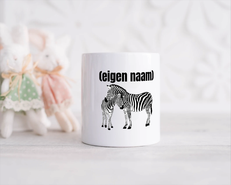 2 zebra's Spaarpot