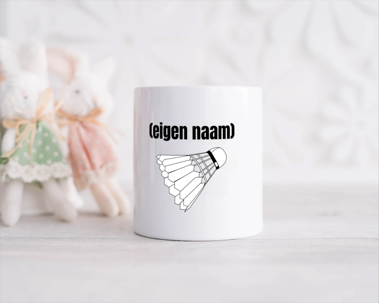 badminton shuttle met eigen naam Spaarpot