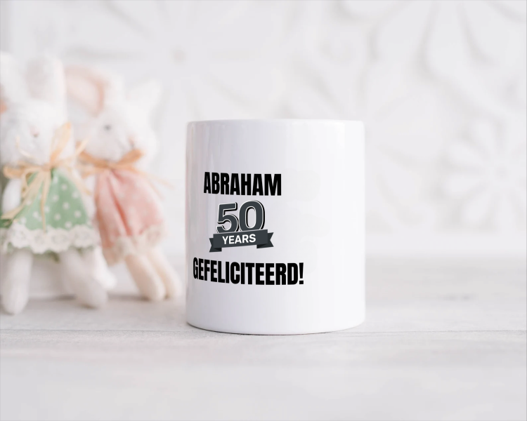 50 jaar sarah en abraham cadeau Spaarpot