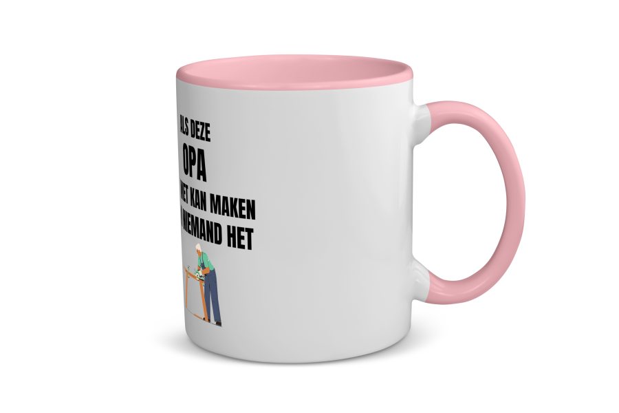 als opa het niet kan maken dan kan niemand het Koffiemok - Theemok