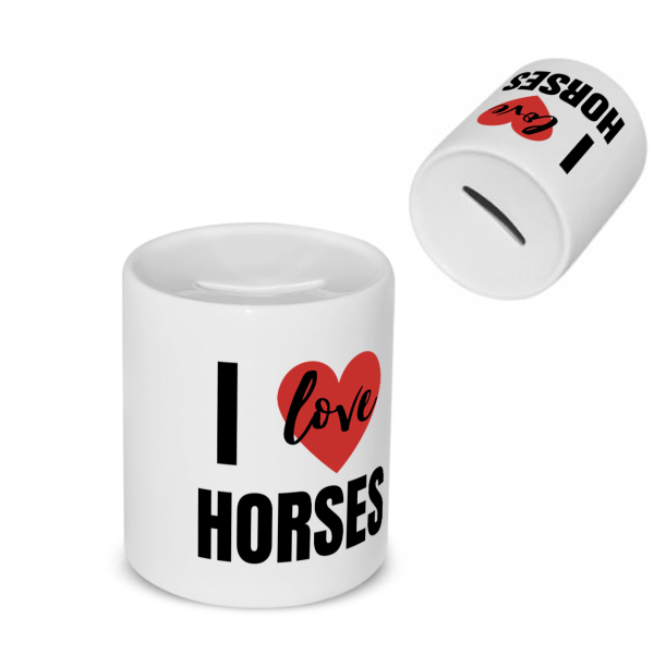 i love horses Spaarpot