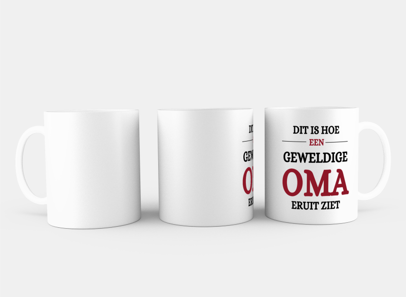 geweldige oma eruit ziet Koffiemok - Theemok