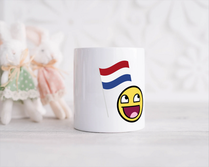 nederlandse vlag smiley Spaarpot