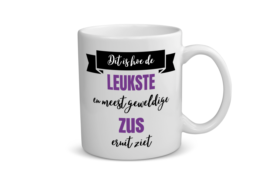 leukste zus eruit ziet Koffiemok - Theemok