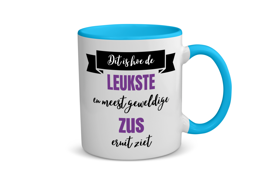 leukste zus eruit ziet Koffiemok - Theemok