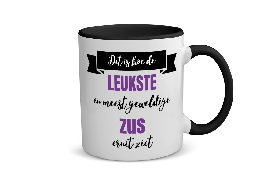 leukste zus eruit ziet Koffiemok - Theemok