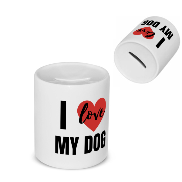 i love my dog Spaarpot