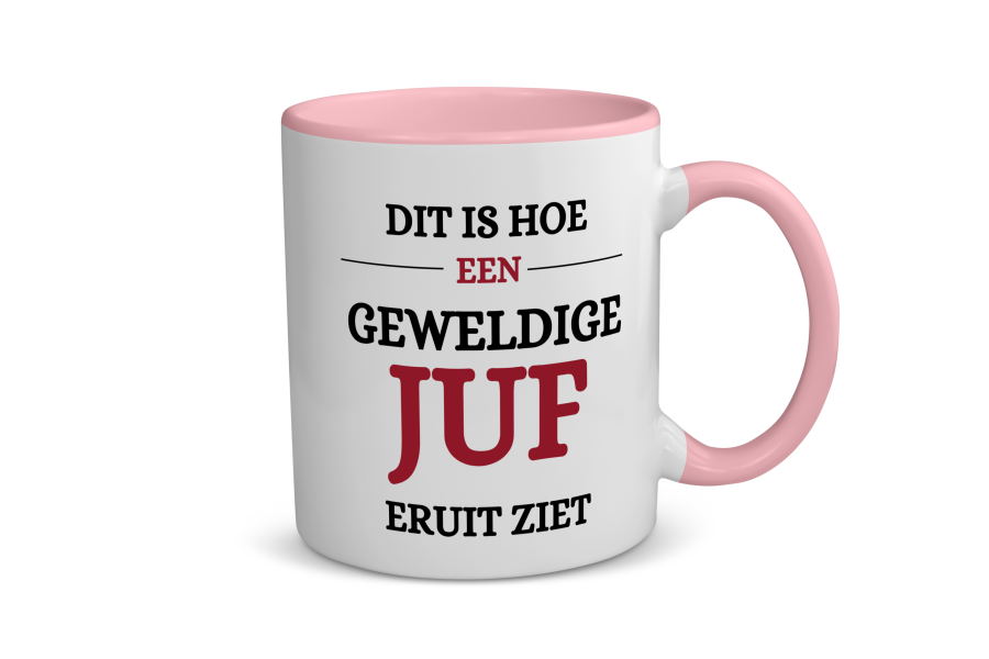 geweldige juf eruit ziet Koffiemok - Theemok
