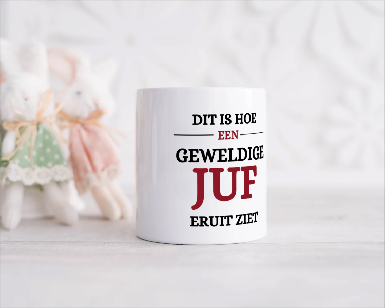 geweldige juf eruit ziet Spaarpot