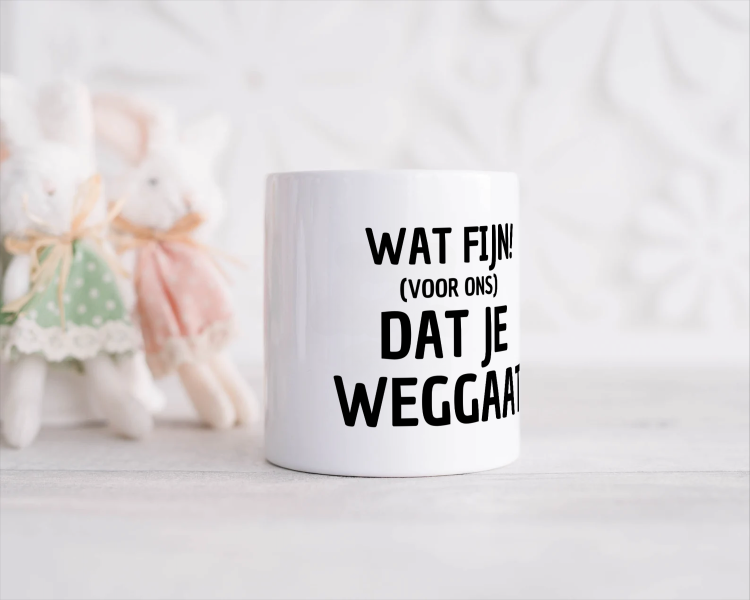 wat fijn dat je weggaat Spaarpot