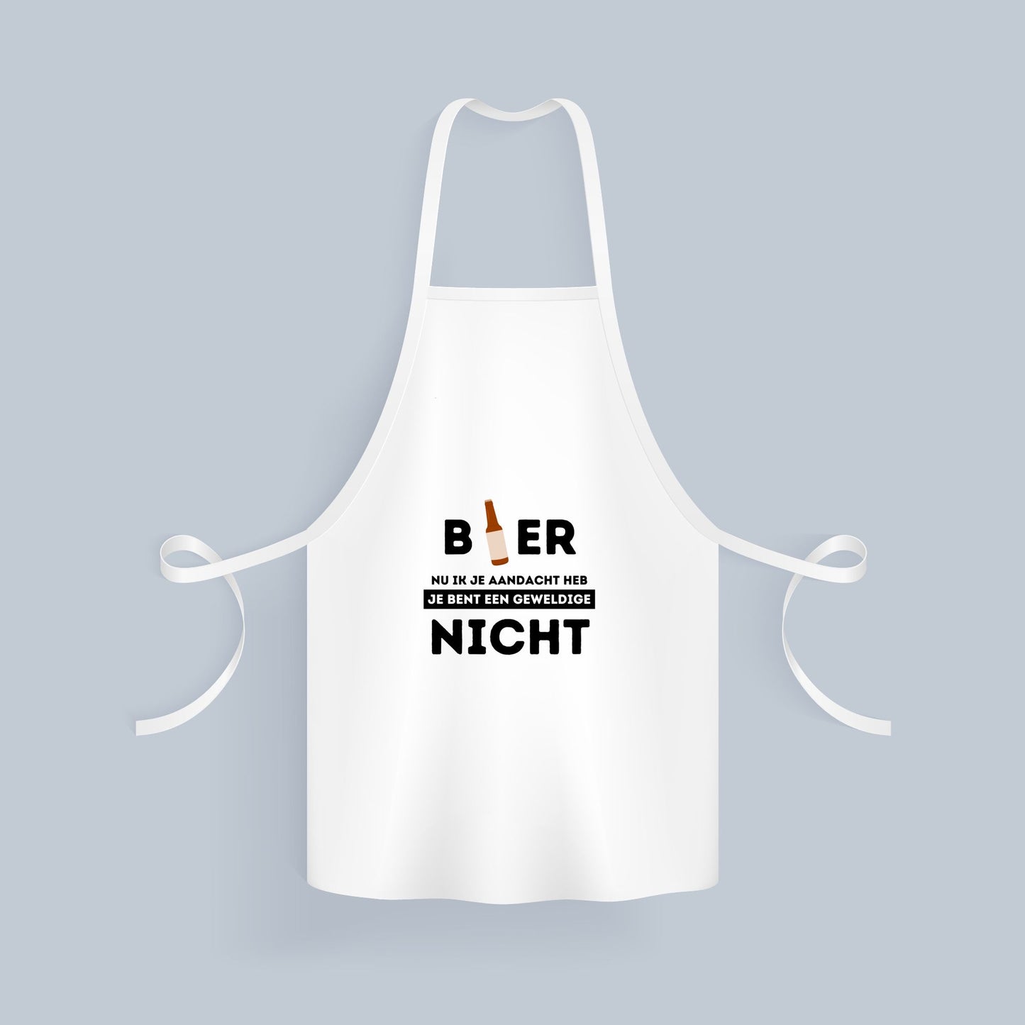 bier, nu ik je aandacht heb je bent een geweldige nicht Keukenschort