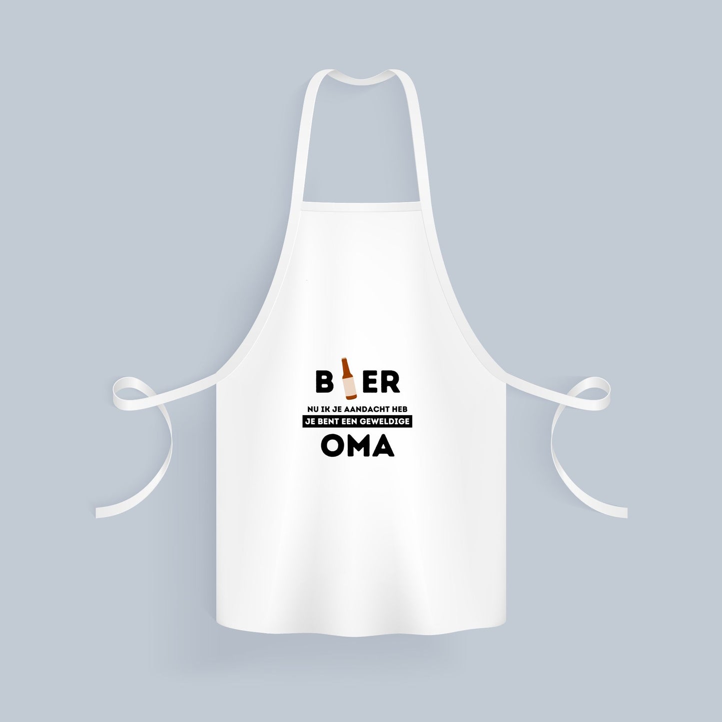 bier, nu ik je aandacht heb je bent een geweldige oma Keukenschort