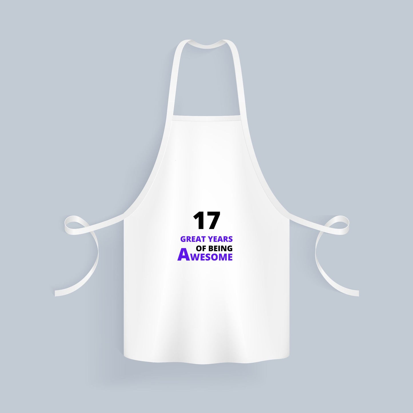 17 great years of being awesome Keukenschort