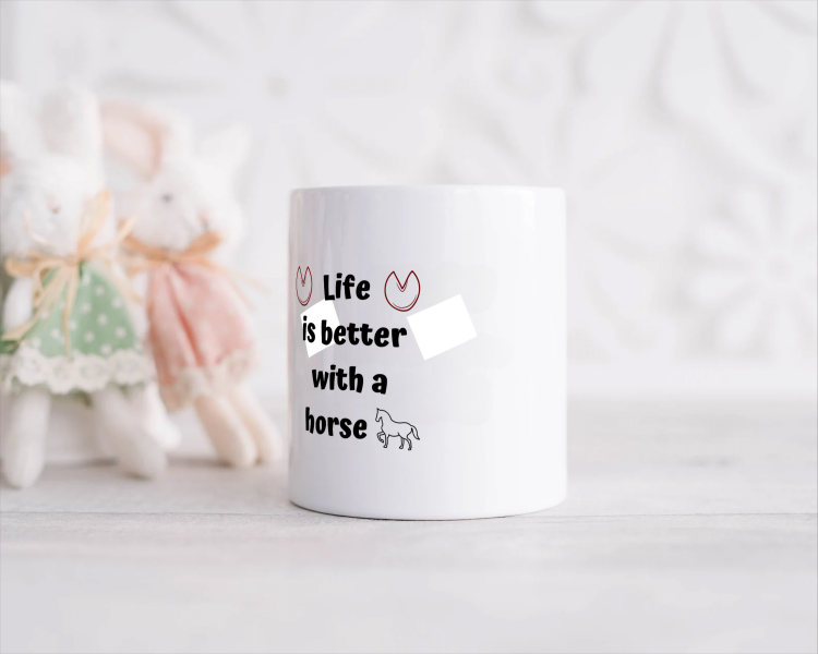 life is better with a horse Spaarpot