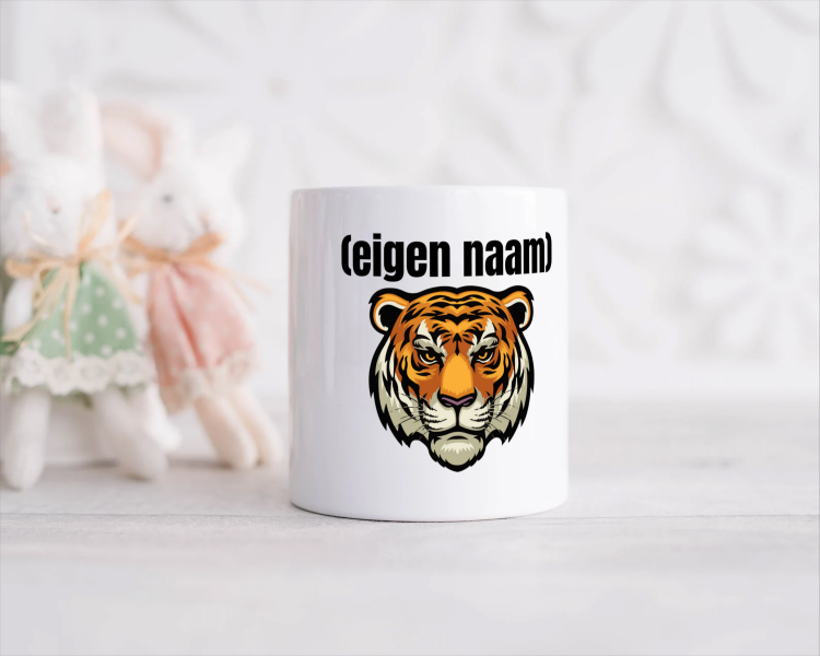 tijgerkop met eigen naam Spaarpot