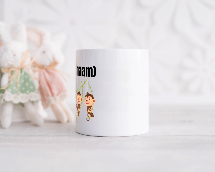 slingerende aapjes met eigen naam Spaarpot