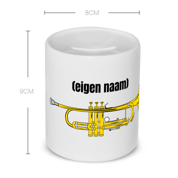trompet met eigen naam Spaarpot