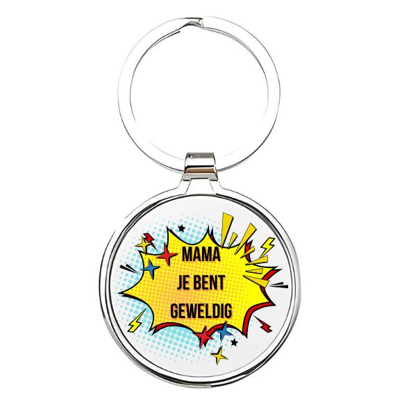 mama je bent geweldig Sleutelhanger