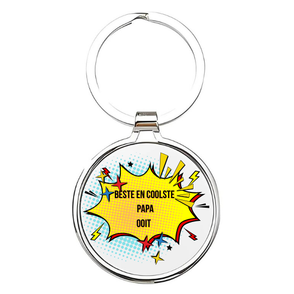 de beste en coolste papa ooit Sleutelhanger
