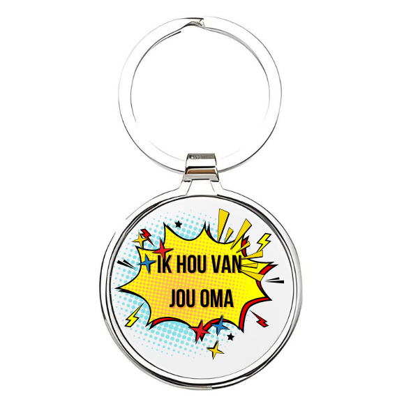 ik hou van jou oma Sleutelhanger