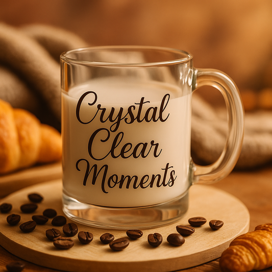 Gepersonaliseerde Glazen Mok 330 ml – Stijlvol & Uniek Cadeau