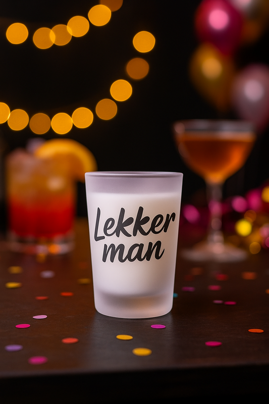 Gepersonaliseerd Frosted Shotglas 90 ml – Stijlvol & Uniek Cadeau