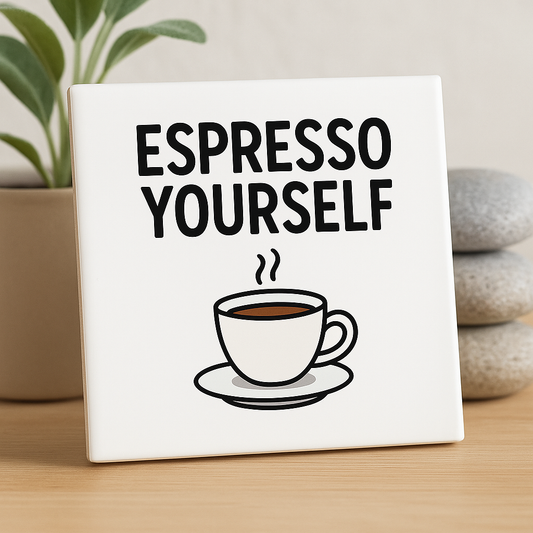 Keramische Tegel 15x15 cm – Wit Glanzend (Personaliseerbaar)