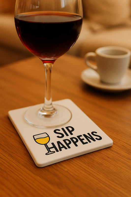 Keramische Onderzetter Vierkant 9,4 x 9,4 cm –(Personaliseerbaar)