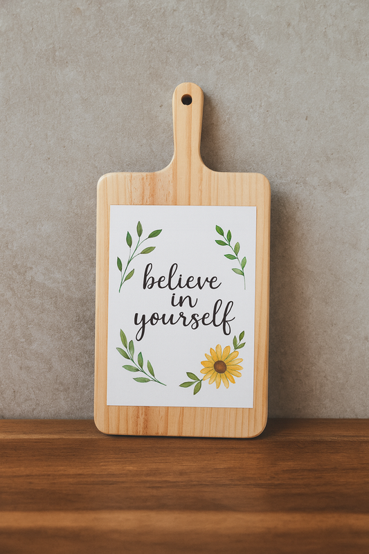 Houten Kaasplank Rechthoek met Keramische Tegel (Personaliseerbaar)