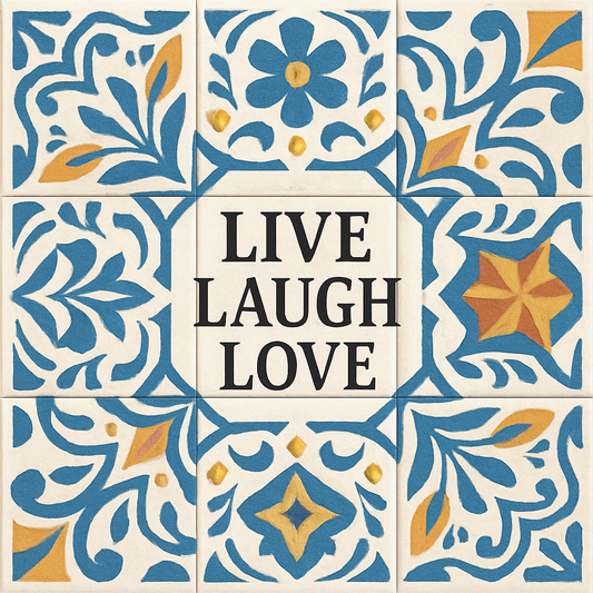 Set van 9 Keramische Mozaïektegels – Klasse A+ (Personaliseerbaar)