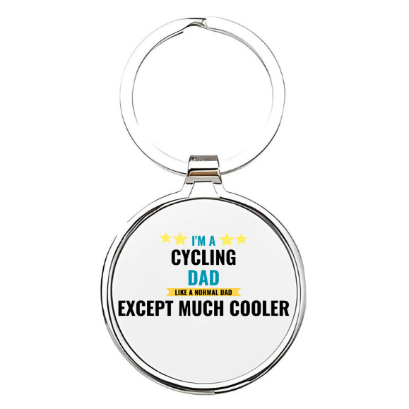 im a cycling dad, except much cooler Sleutelhanger