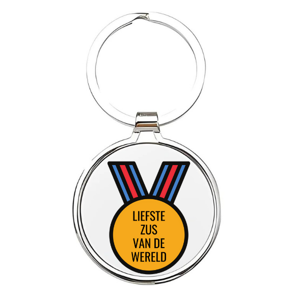 liefste zus van de wereld Sleutelhanger