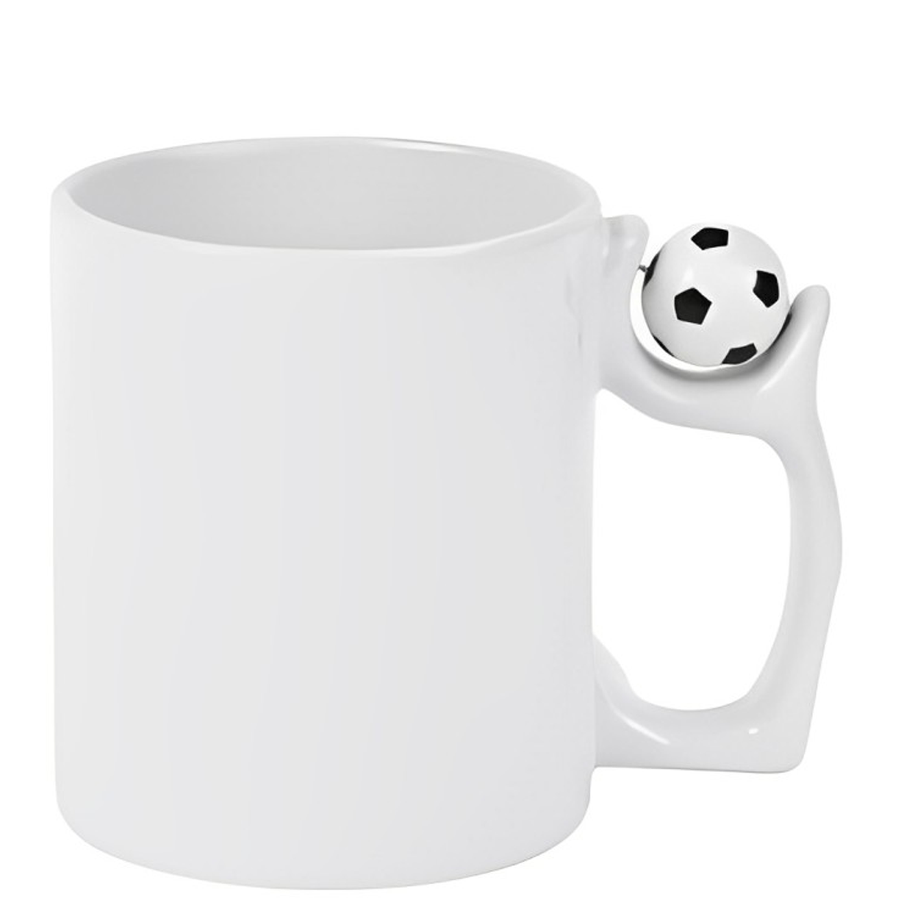 Gepersonaliseerde Voetbal Mok 330 ml – Keramiek met Sportieve Touch