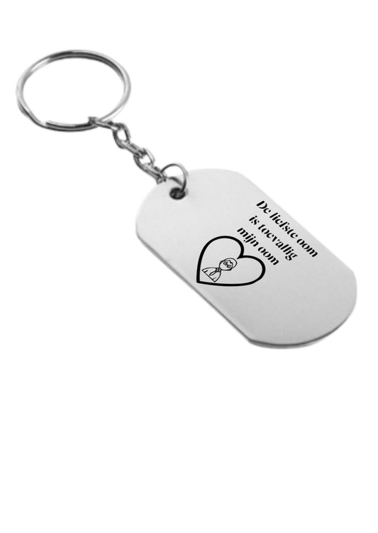 de liefste oom is toevallig mijn oom sleutelhanger