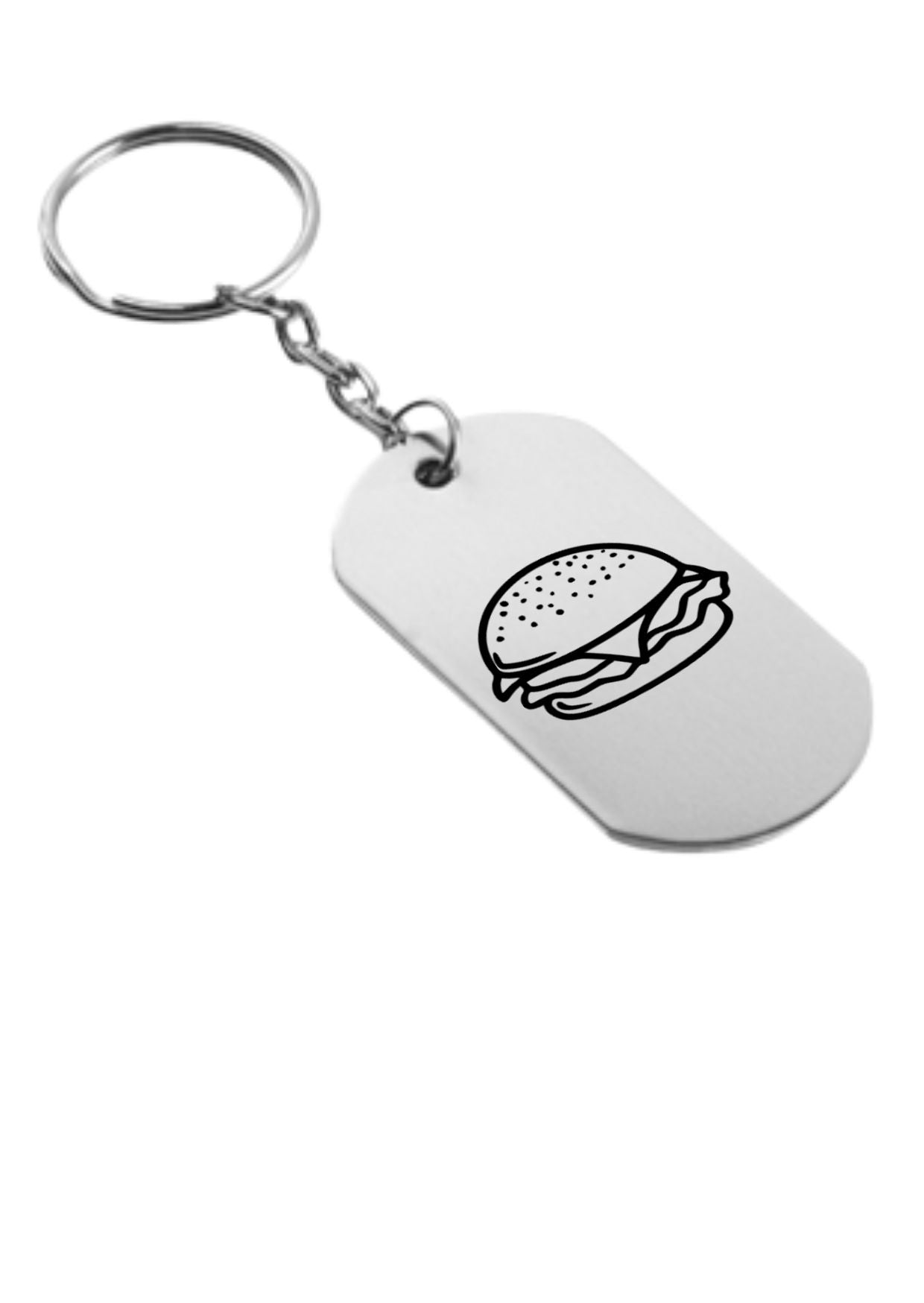 hamburger sleutelhanger