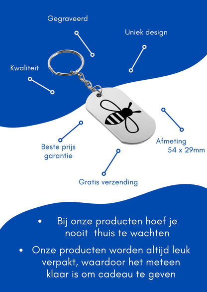 bij sleutelhanger