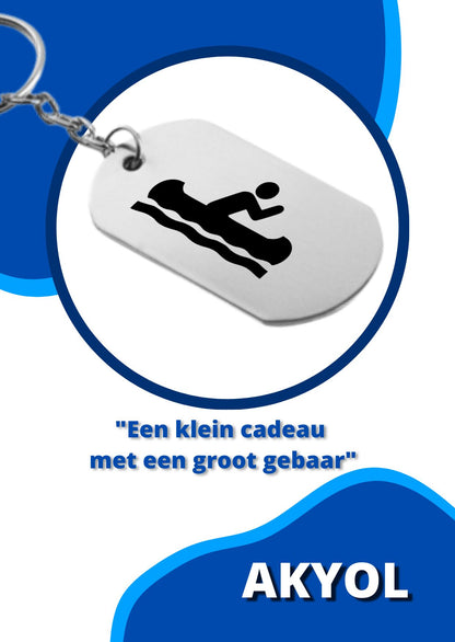 roeien sleutelhanger